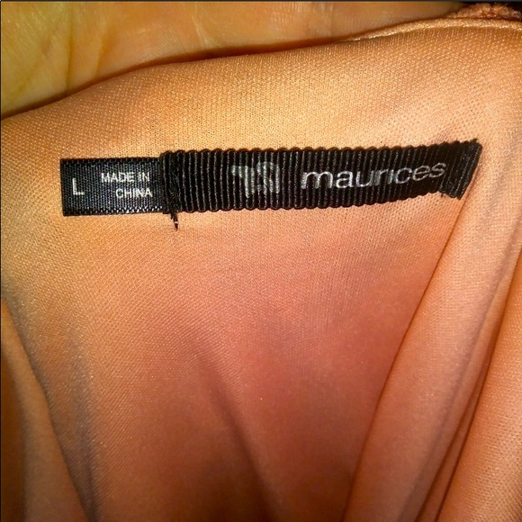 Maurices light pink sleeveless lace knee length dress - Picture 6 of 6